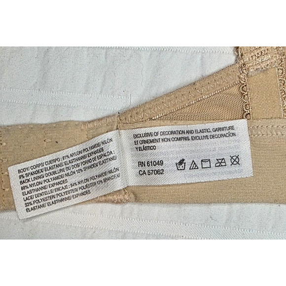 Wacoal Embrace Lace Soft Cup Wireless Bra 852191 Women’s Size 34 Nude/Ivory - Picture 7 of 8